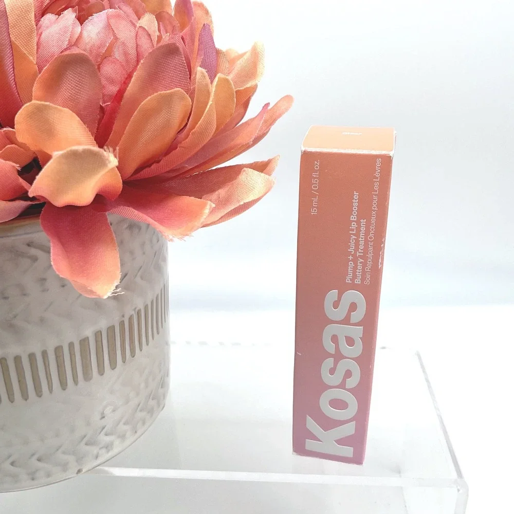 Kosas Plump+ Juicy Lip Booster‎ Buttery Treatment Clear 15ml 05oz New